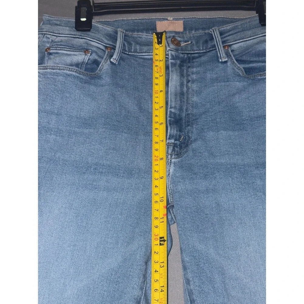 Mother Weekender Blessing in Disguise High Rise Flare Button Fly Size 30 Jeans